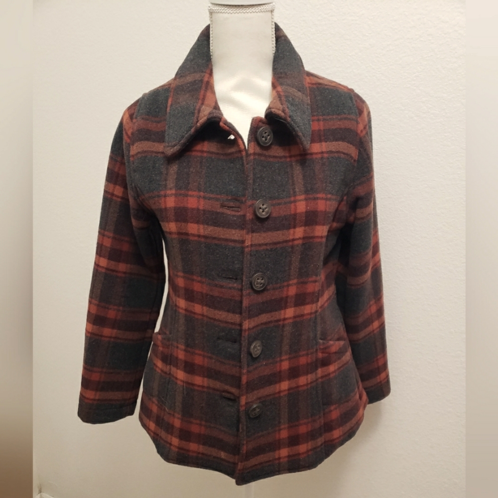 Aventura  coat xsmall  plaid